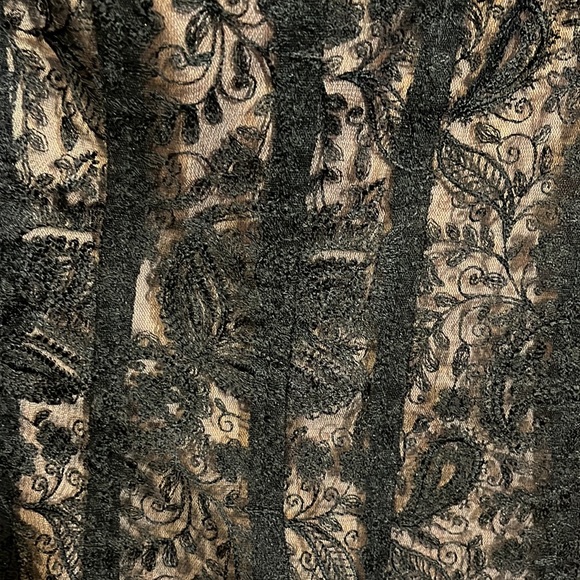 Nanette Lepore Black Lace Cordet Style Top - Picture 2 of 7